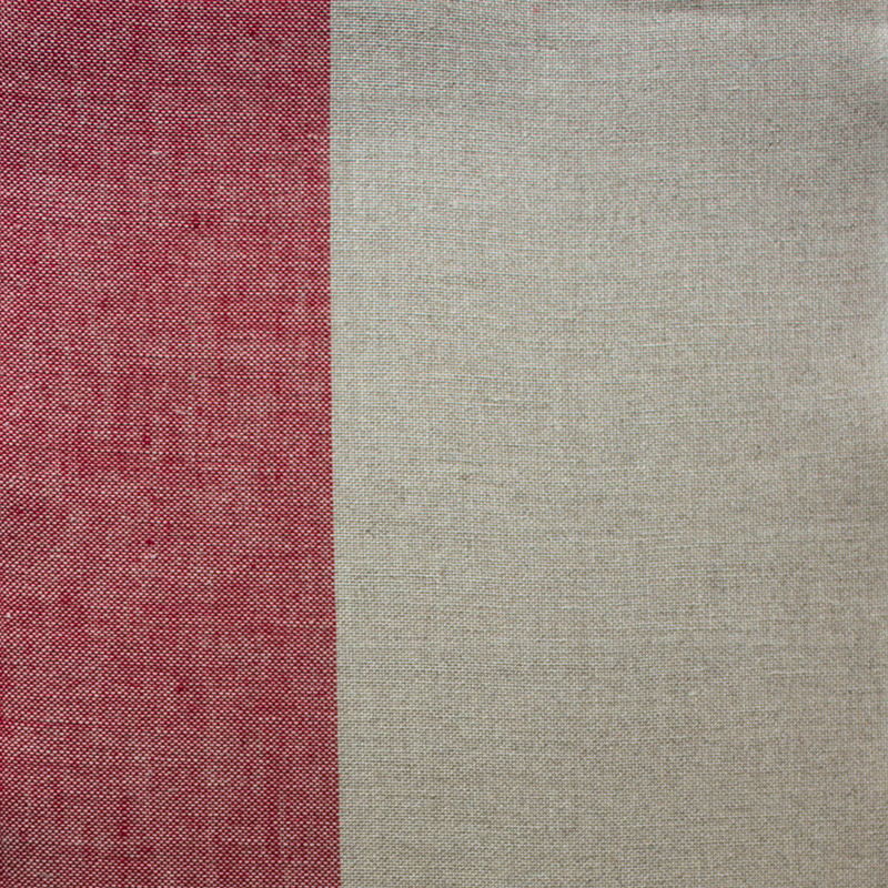 Leinenband rot-natur
