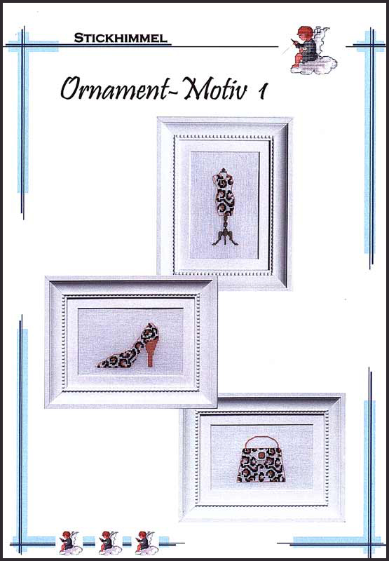 Kreuzstichanleitung 'Ornament-Motiv 1'