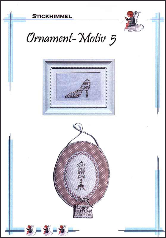 Kreuzstichanleitung 'Ornament Motiv 5