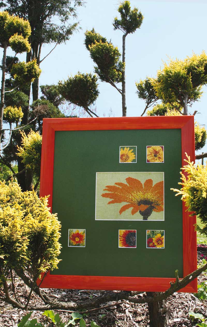 Stickbuch BLUMENBEET