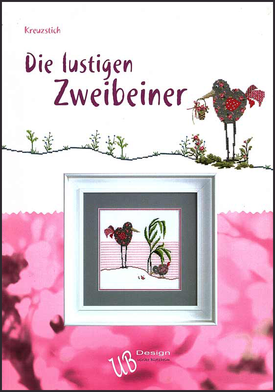 Kreuzstichheft 'Die lustigen Zweibeiner'
