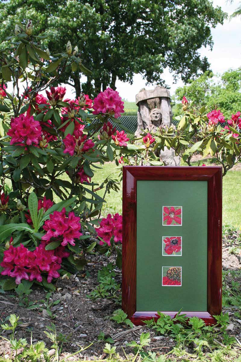 Stickbuch BLUMENBEET