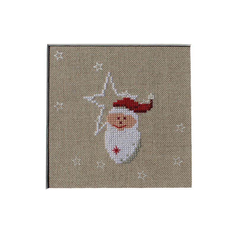 Stickpackung Nikolaus mit Sternen