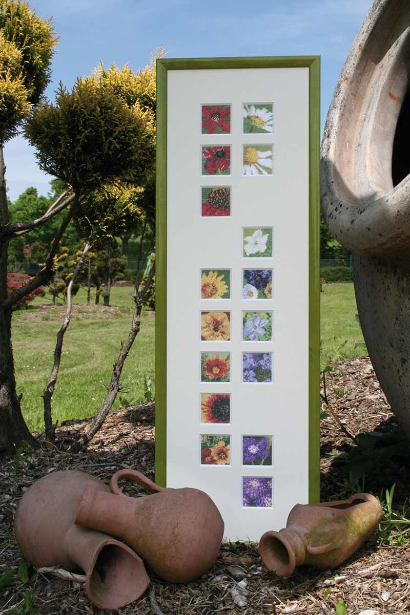 Stickbuch BLUMENBEET