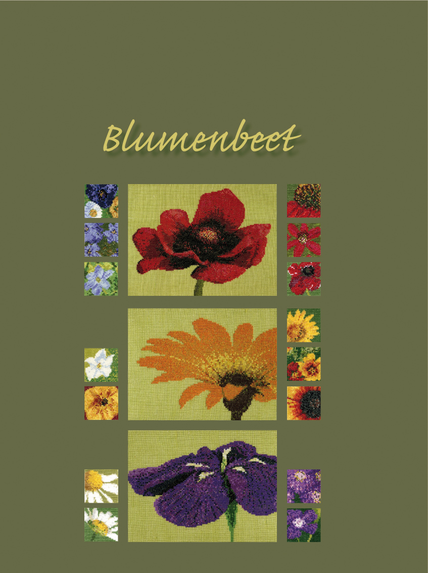 Stickbuch BLUMENBEET
